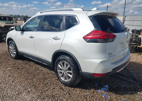 2017 Nissan Rogue Sv z USA, uszkodzony, nr VIN KNMAT2MTXHP558808